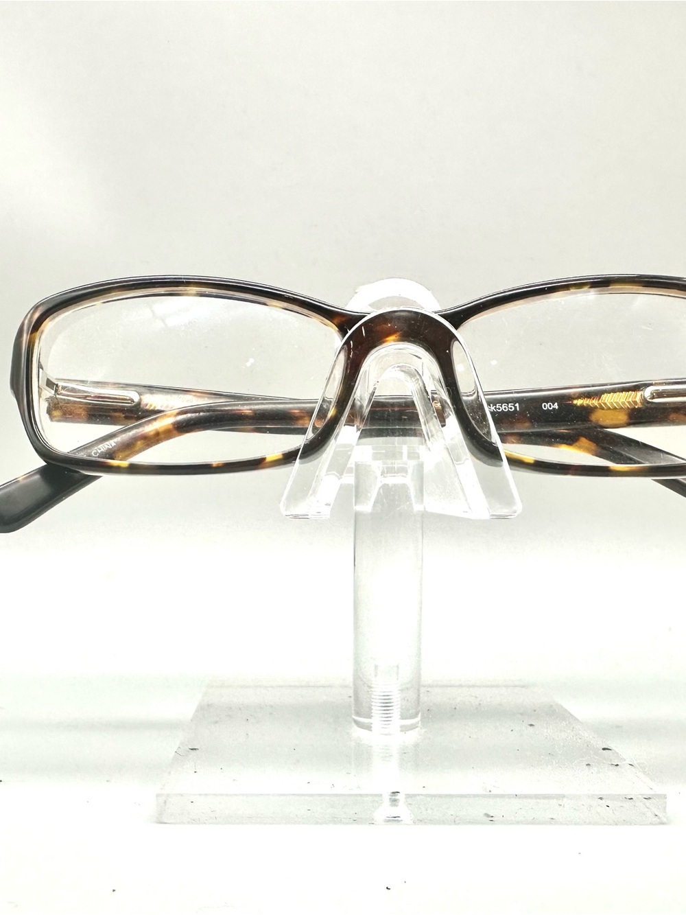 Calvin Klein CK5651 004 Tortoise Shell Rectangular Eyeglass Frames 52-16-135